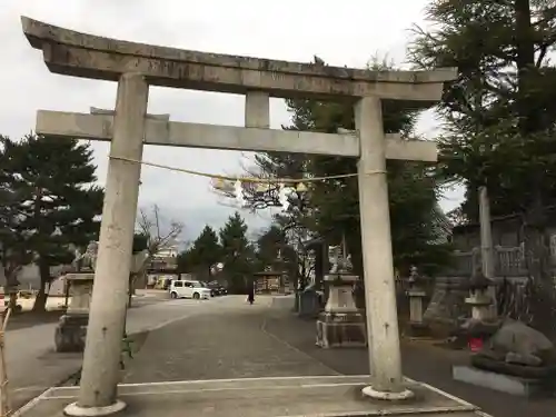 於保多神社の鳥居