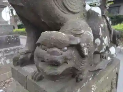 前原御嶽神社の狛犬