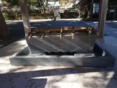 安房神社の手水舎