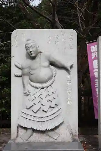 蒲生神社の像