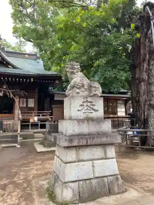八雲氷川神社の狛犬