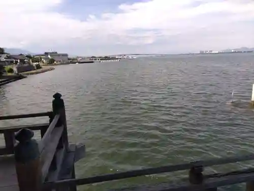 満月寺（浮御堂）の景色