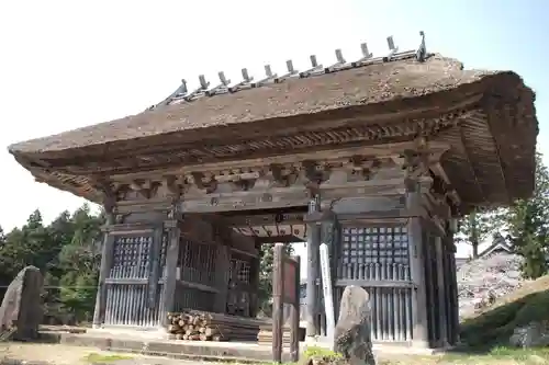 瀧水寺大日坊の山門・神門