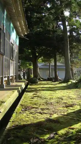 越後國二宮 二田物部神社の庭園