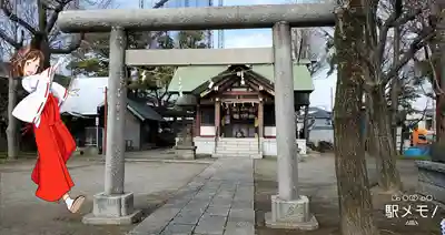 上小松天祖神社の鳥居