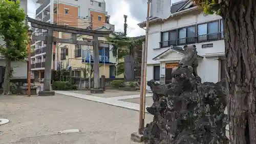 押上天祖神社の庭園