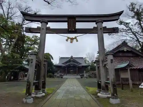 須受八幡宮の鳥居