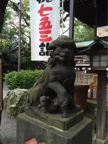 七社神社の狛犬