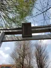 穏田神社の鳥居