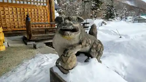 相馬妙見宮　大上川神社の狛犬