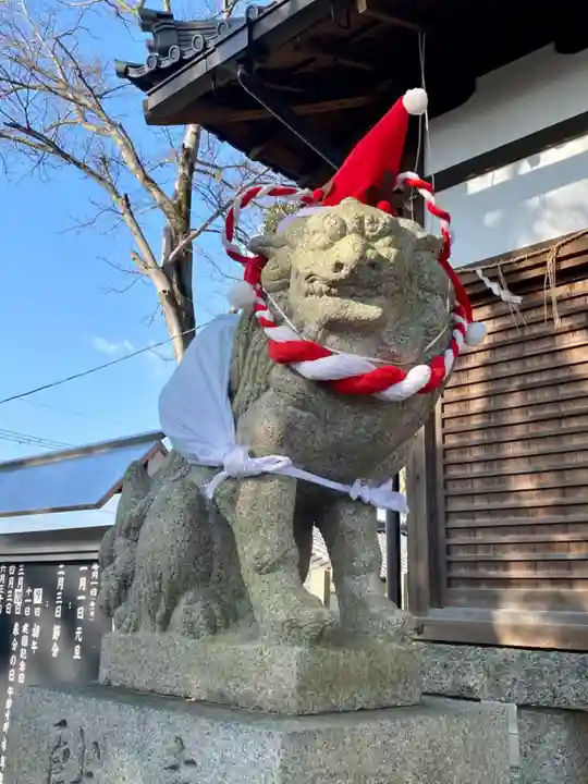 玉田神社の狛犬