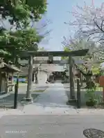 湊新田胡録神社の鳥居