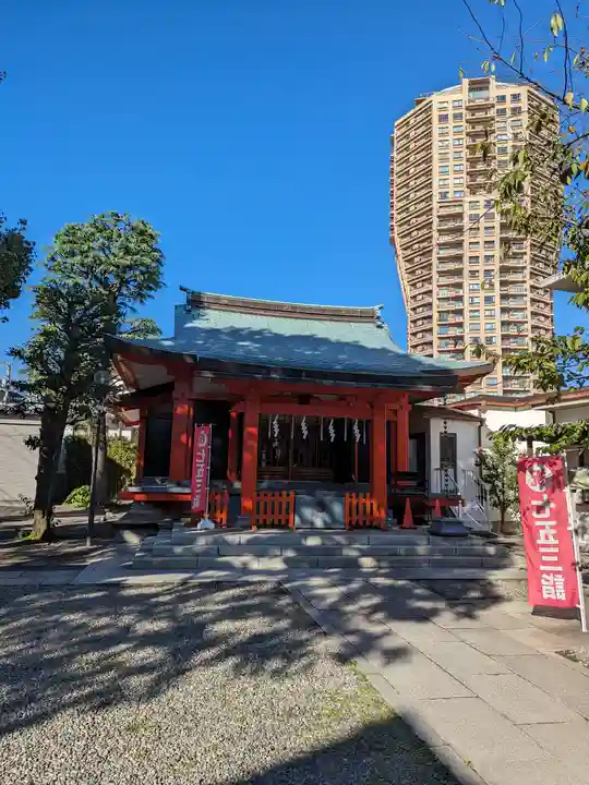 麻布氷川神社の本殿・本堂