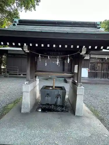 落合白山神社の手水舎