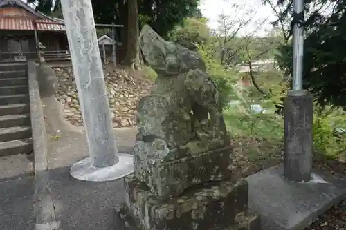 新具蘇姫命神社の狛犬