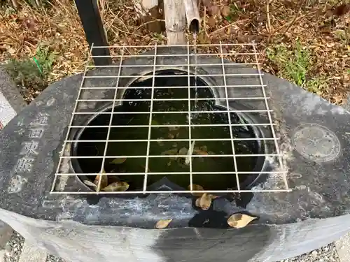 蓮田東照宮の手水舎