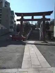 白金氷川神社の鳥居