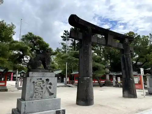 筥崎宮の鳥居