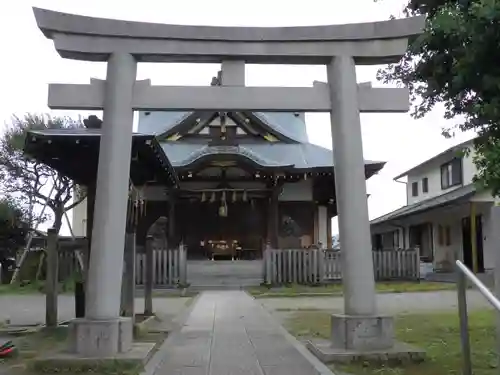 鵜ノ木八幡神社の鳥居