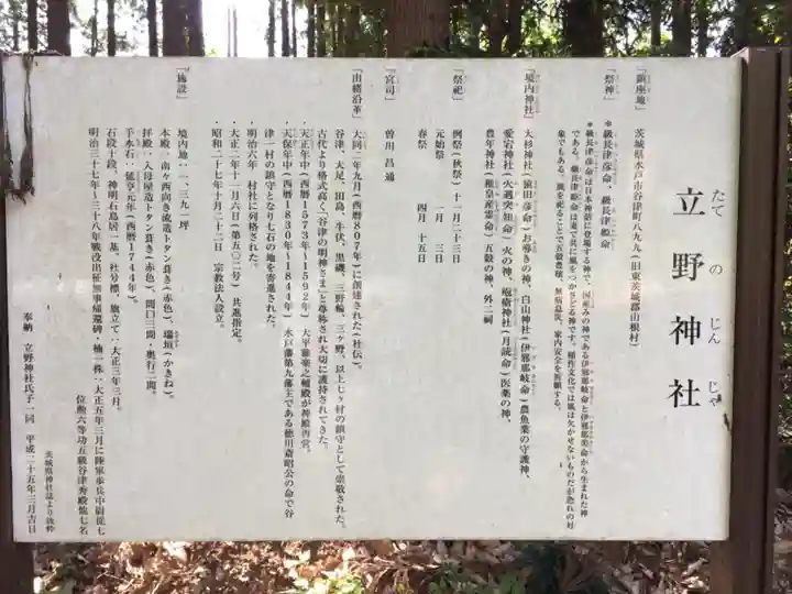 立野神社の歴史