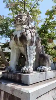 寒川神社の狛犬