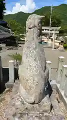 小枕春日神社の狛犬