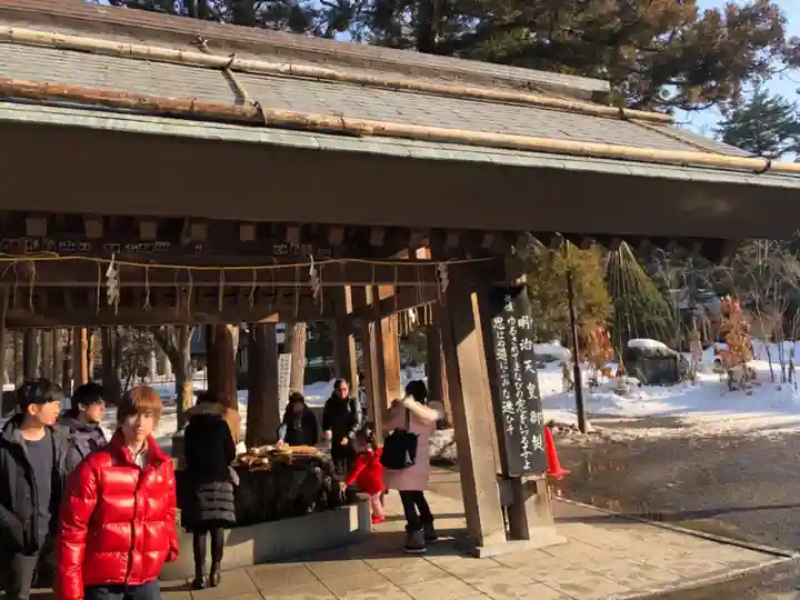 北海道神宮の手水舎