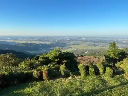 筑波山神社 女体山御本殿の景色