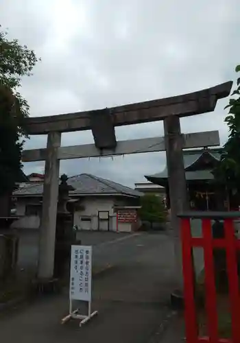 雷電神社の鳥居