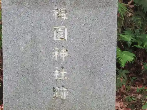 梅園神社跡(東京都)
