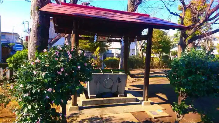 勝利八幡神社の手水舎