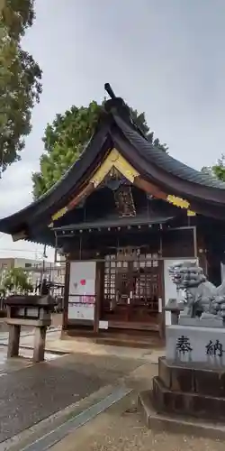 神明社・八幡社合殿（中杉町）の本殿・本堂