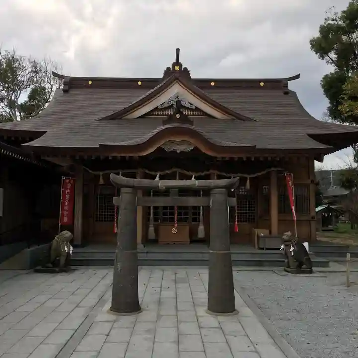 湊八坂神社の本殿・本堂