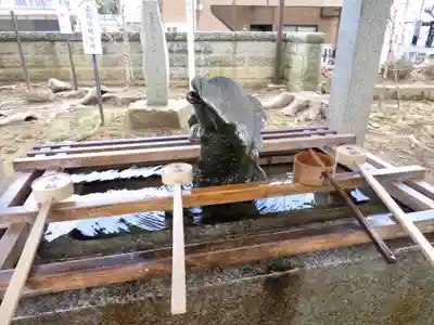 神炊館神社 ⁂奥州須賀川総鎮守⁂の手水舎