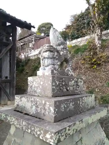 高野神社の狛犬