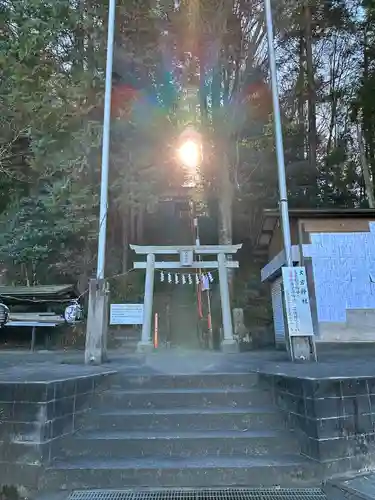 落川大宮神社の鳥居