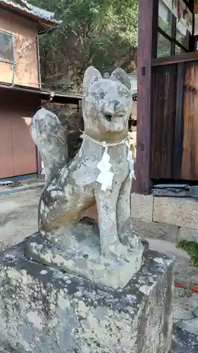 素盞嗚神社の狛犬