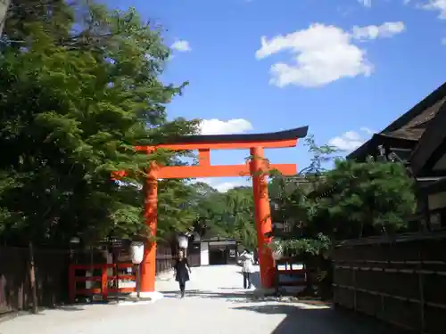 賀茂御祖神社（下鴨神社）の鳥居