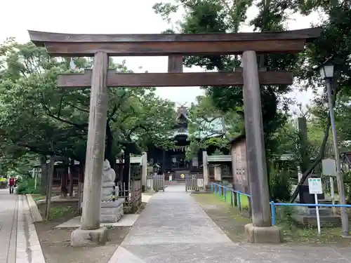 荏原神社の鳥居