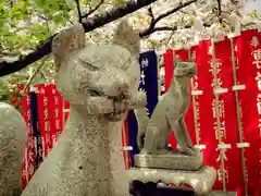 難波神社の狛犬