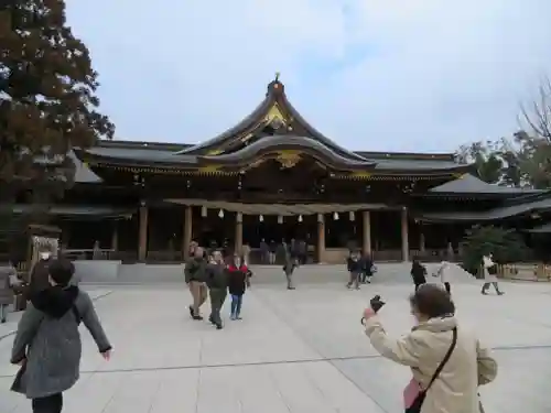 寒川神社の本殿