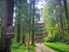 出羽神社(出羽三山神社)～三神合祭殿～の自然