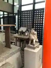 築土神社の狛犬