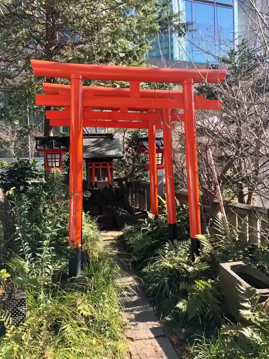 六本木天祖神社の鳥居