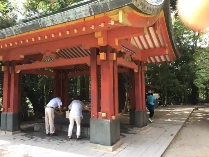 武蔵一宮氷川神社の手水舎
