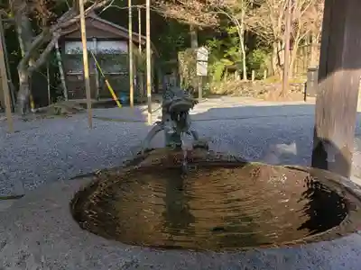 西明寺の手水舎