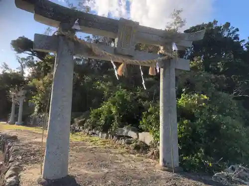 志々伎神社 沖都宮の鳥居