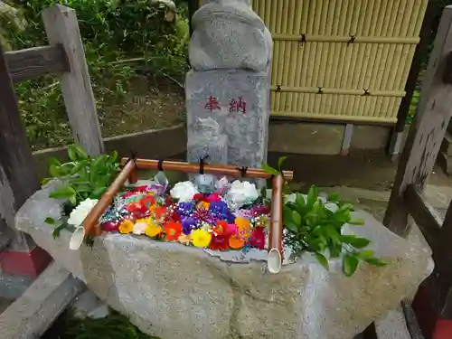 田間神社の手水舎