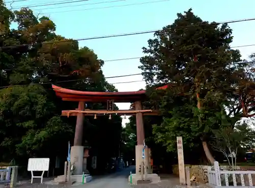 府八幡宮の鳥居