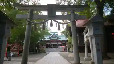多摩川浅間神社の鳥居